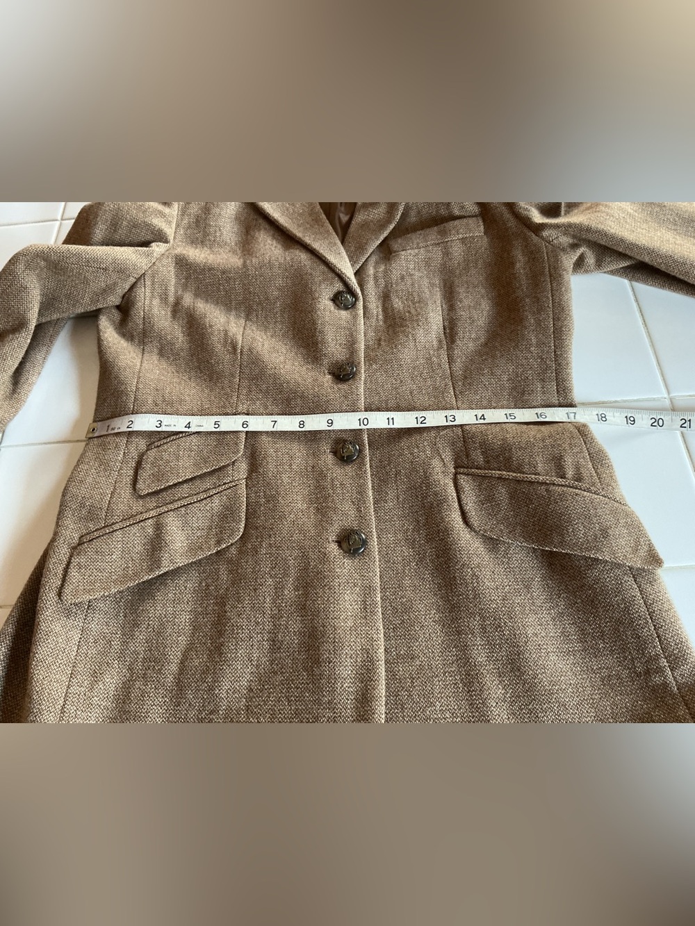 Lauren Ralph Lauren Vintage Wool Tweed Equestrian Hunting Jacket - Picture 8 of 15
